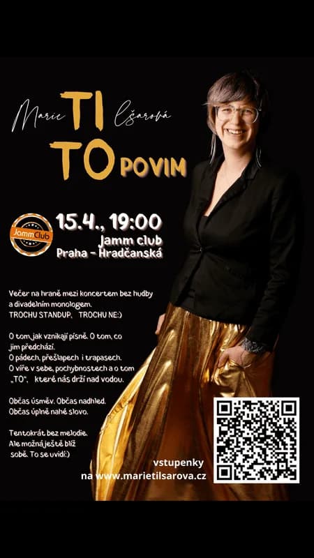 Marie Tilšarová – TI TO POVIM: večer bez písní