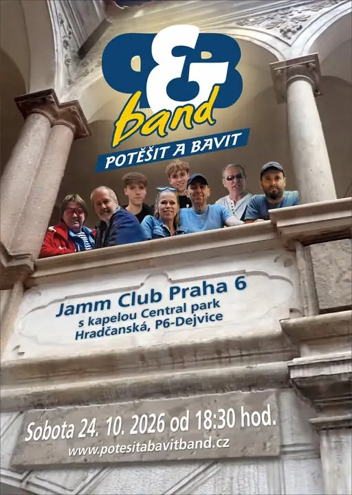 večirek, oslava s kapelou Central Park a hosty